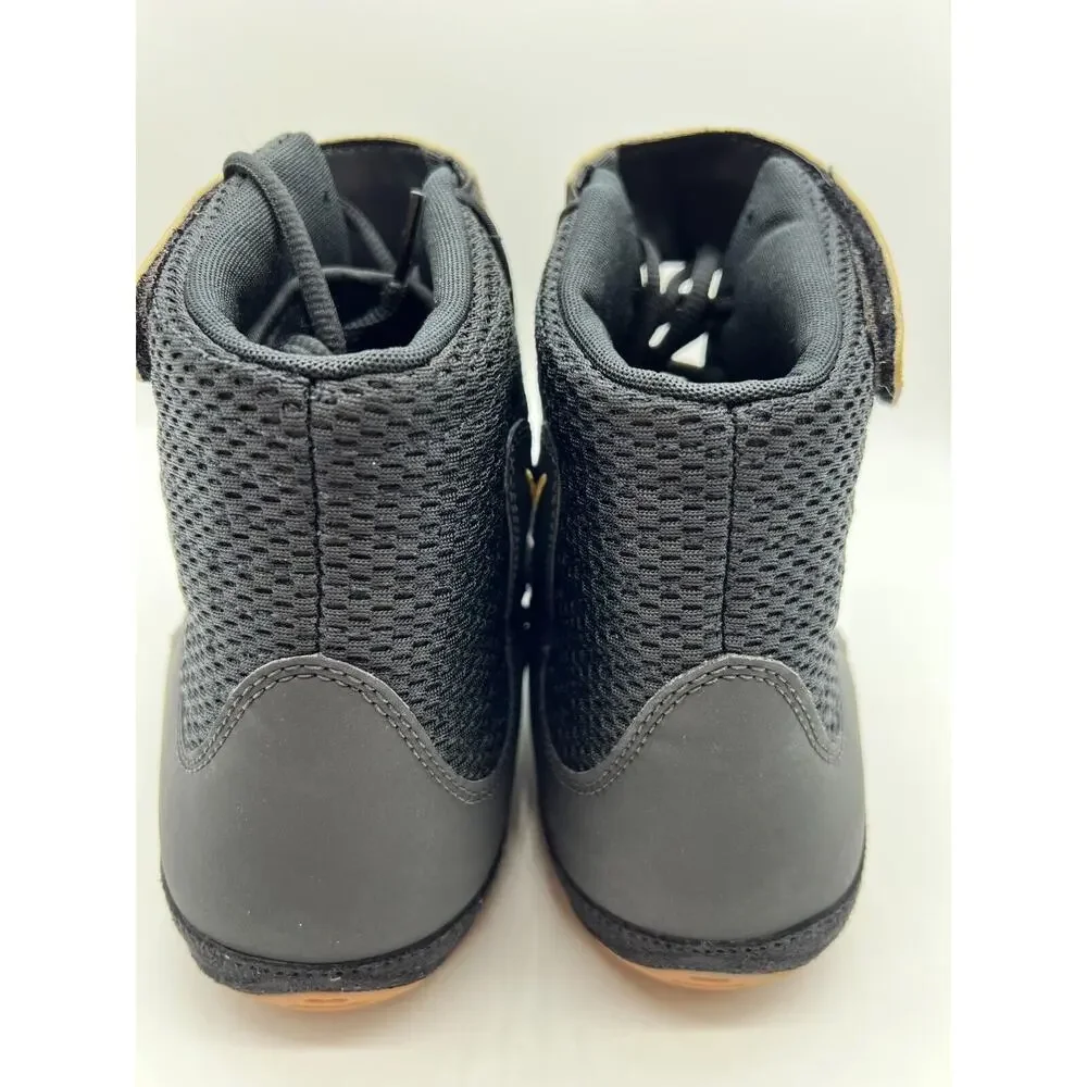 Nike Inflict 3 Wrestling Boxing Shoes Black Gold 325256-004 Men's Size 14